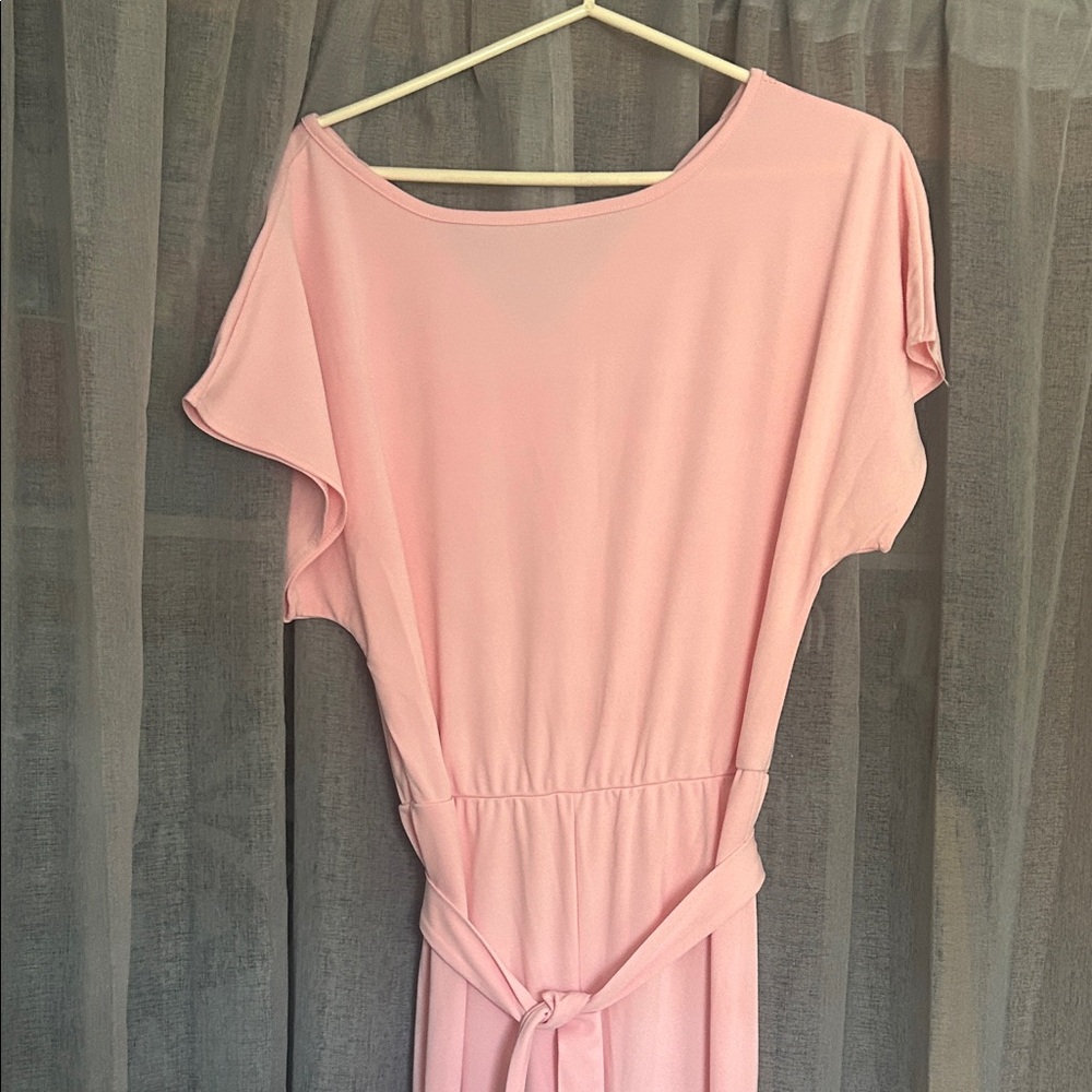 Elegant Pink Romper